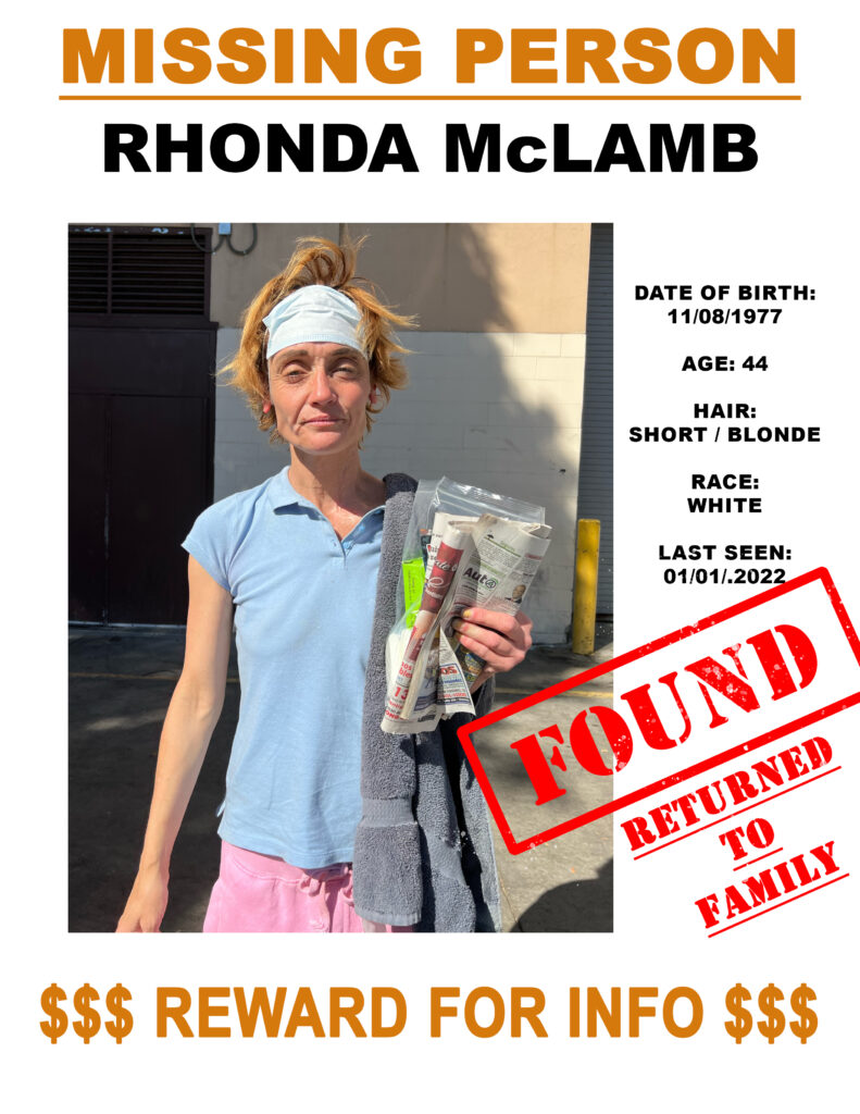 Found Missing Person - Rhonda McLamb